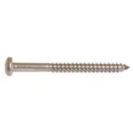 Reliable PKAS102VP Screw, #10-12 Thread, Pan Head, Square Drive, Type A Point, Stainless Steel, 100 BX