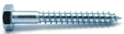 Reliable HLZ14134L Lag Screw, 1/4-10 Thread, 1-3/4 in OAL, A Grade, Steel, Zinc