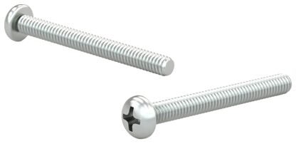 Reliable PPMZM512MR Machine Screw, M5 Thread, 12 mm L, Full, Metric Thread, Pan Head, Phillips Drive, Type B Point, Zinc