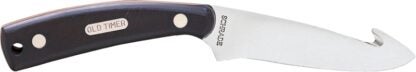 Schrade 158OT Blade Knife, 3-1/2 in L Blade, 0.15 in W Blade, 7Cr17MoV High Carbon Stainless Steel Blade, Black Handle