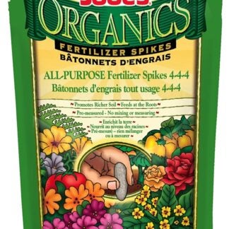 Jobes 06528CN Organic Fertilizer Pack, Spike, 4-4-4 N-P-K Ratio