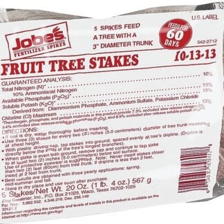 Jobes 02012 Fertilizer Spike, Bag, Red to Pink, Solid