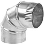 Imperial VT0024 Adjustable Elbow, 4 in, Aluminum