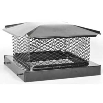 Imperial BM0379 Bolt-On Chimney Cap, Steel, Black, Matte Satin