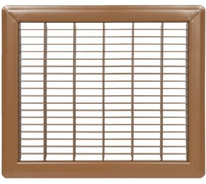 Imperial RG1229 Air Grille, 8 in L, 24 in W, Steel, Brown