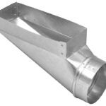 Imperial GV0651 End Boot, 4 in L, 10 in W, 4 in H, 90 deg Angle, Steel, Galvanized