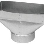 Imperial GV0685-B Universal Boot, 4 in L, 10 in W, 4 in H, Steel, Galvanized