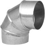 Imperial GV0286-C Adjustable Elbow, 4 in Connection, 30 Gauge, Galvanized Steel Sells in Quantity of 4