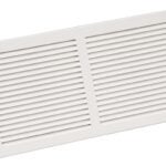 Imperial RG0385 Sidewall Grille, 13-1/4 in L, 7-1/4 in W, Steel, White