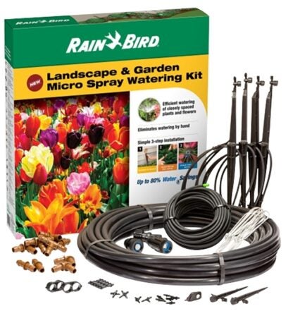 Rain Bird LNDDRIPKIT Drip Watering Kit, Green, 108-Piece