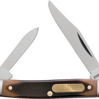 Old Timer 104OT Folding Pocket Knife, 2 in L Blade, 7Cr17 High Carbon Stainless Steel Blade, 2-Blade