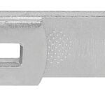 National Hardware N131-060 Strap Hinge, 0.19 in Thick Leaf, Steel, Zinc, 100 lb