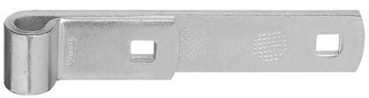 National Hardware N131-060 Strap Hinge, 0.19 in Thick Leaf, Steel, Zinc, 100 lb