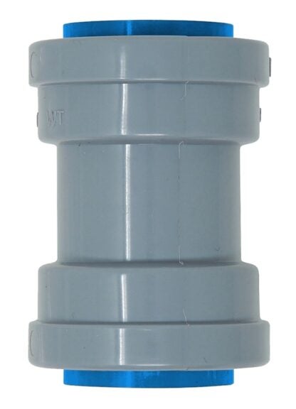 Southwire SIMPush 65083503 Conduit Coupling, 3/4 in Push-In, 1.65 in Dia, 2.43 in L, PVC