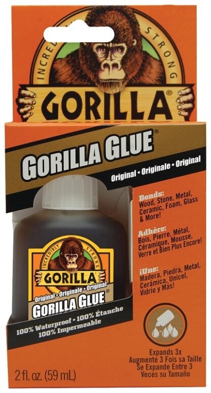 Gorilla 5100201 Glue, Brown, 2 oz