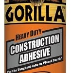 Gorilla 8110003 Construction Adhesive, White, 9 oz Cartridge