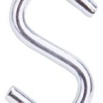 ProSource LR370 S-Hook, 30 lb Working Load, 0.169 in Dia Wire, Steel, Zinc Sells in Quantity of 20