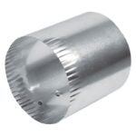 DUNDAS JAFINE FDC4XZW Duct Connector, 4 in Union, Aluminum