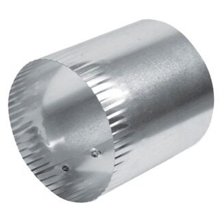 DUNDAS JAFINE FDC4XZW Duct Connector, 4 in Union, Aluminum