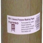 Trimaco EasyMask 12909 Trim Masking Paper, 180 ft L, 9 in W, Brown