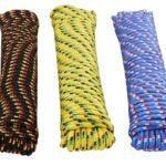 ProSource 706036-PDQ Rope, 3/8 in Dia, 100 ft L, 244 lb Working Load, Polypropylene, Black/Blue/Green/Red/Yellow Sells in Quantity of 48