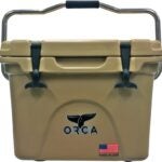 Orca ORCT020 Cooler, 20 qt Cooler, Tan, Up to 10 days Ice Retention