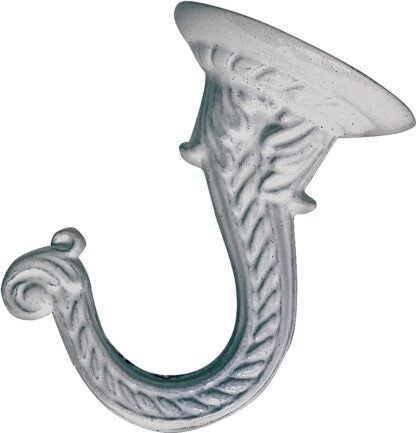 Landscapers Select GB0093L Ceiling Hook, 2-3/16 in H, Zinc, White, Ceiling Mount Mounting