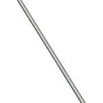 Stanley Hardware N179-317 Threaded Rod, 1/4-20 Thread, 12 in L, A Grade, Steel, Zinc, UNC Thread