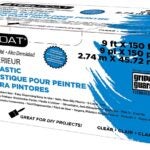 Petoskey Plastics FG-P9934-28B Painter Plastic, 150 ft L, 9 ft W, Clear