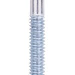 ProSource LR272 Eye Bolt, 6.4 mm Thread, Machine Thread, 2-3/8 in L Thread, 1 in Dia Eye, 146 lb Working Load, Steel Sells in Quantity of 20