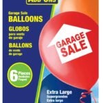 Hy-Ko ADD-Ons Series 40636 Balloon, GARAGE SALE, Vinyl Sells in Quantity of 5