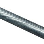 Stanley Hardware N179-556 Threaded Rod, 3/4-10 Thread, 36 in L, A Grade, Steel, Zinc, UNC Thread