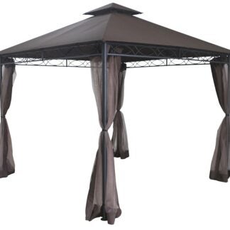 Seasonal Trends 59936 Avalon Gazebo, 10 ft W Exterior, 10 ft D Exterior, 10 ft H Exterior