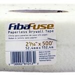 Adfors FibaFuse FDW8203-U Paperless Drywall Tape, 500 ft L, 2-1/16 in W, White