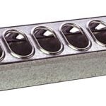 Miller 9822 Poultry Ground Feeder, 22-Compartment, Rolled Edge, Steel, Galvanized