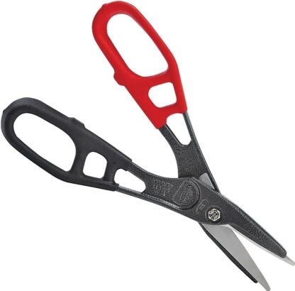 Malco Andy Snip MV12 Combination Snip, 12 in OAL, 3 in L Cut, Left, Right Cut, Steel Blade, Vinyl Grip Handle