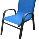 Seasonal Trends 50483 Kid's Stack Chair, 2 to 6 years, Bright Blue, 23.03 in OAH