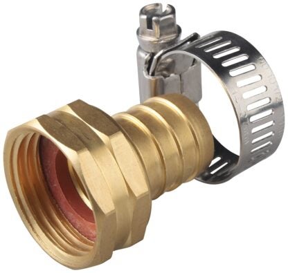 Landscapers Select GB-9412-3/4 Hose Coupling, 3/4 in, Female, Brass, Brass