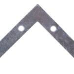 ProSource FC-Z03-01 Corner Brace, 3 in L, 3 in W, 1/2 in H, Steel, Zinc-Plated, 1.6 mm Thick Material Sells in Quantity of 20