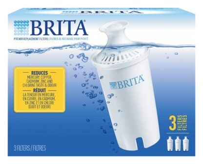 Brita 635503PAK3 Replacement Filter, 3/PK