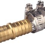 Landscapers Select GB-9411-3/4 Hose Mender, 3/4 in, Male, Brass, Brass and Silver