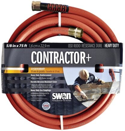 SWAN SNCG58075 Garden Hose, 75 ft L