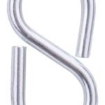 ProSource LR-375-PS S-Hook, 25 lb Working Load, 3 mm Dia Wire, Steel, Zinc Sells in Quantity of 20