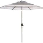 Seasonal Trends 59793 Tilt/Crank Market Umbrella, 94.4 in H, 106.2 in W Canopy, 106.2 in L Canopy, Hexagonal Canopy