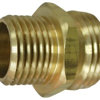 Landscapers Select PMB-469LFBC Hose Adapter, 3/4 x 1/2 in, MHT x MIP, Brass, Brass, For: Garden Hose