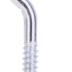 ProSource LR-405-PS Swing Hook, 3/4 In Opening, Steel, Silver, Zinc