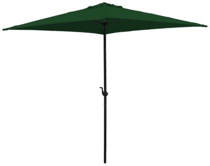 Seasonal Trends UMQ65BKOBD-01 Market Umbrella, 7.8 ft H, 6.5 ft W Canopy, 6.5 ft L Canopy, Square Canopy