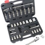 Vulcan TS1032 Socket Set, Chrome Vanadium Steel, Chrome