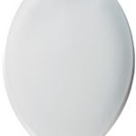 Bemis 170-000 Toilet Seat, Elongated, Plastic, White, Top-Tite Hinge