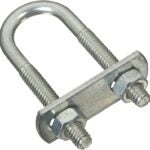 National Hardware N222-075 U-Bolt, 1/4-20 Thread, 2-1/4 in L Thread, Steel, Zinc Sells in Quantity of 5